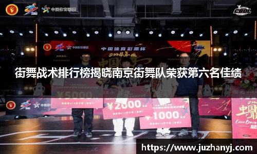 街舞战术排行榜揭晓南京街舞队荣获第六名佳绩